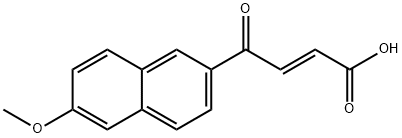 4-(6-methoxynaphthalen-2-yl)-4-oxo-2-butenoic acid Structure