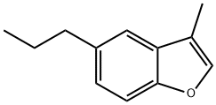 Benzofuran, 3-Methyl-5-propyl- 化学構造式