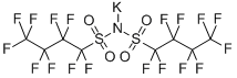 POTASSIUM BISNONAFLUORO-1-BUTANESULFONIMIDATE Structure