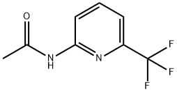 2-Acetamido-6-trifluoromethylpyridine Structure