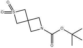 N-BOC-2-thia-6-azaspiro[3.3]heptane 2,2-dioxide, 1291487-31-4, 结构式