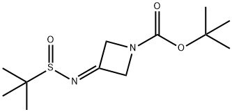 tert-Butyl 3-tert-butylsulfinyliMinoazetidine-1-carboxylate Structure
