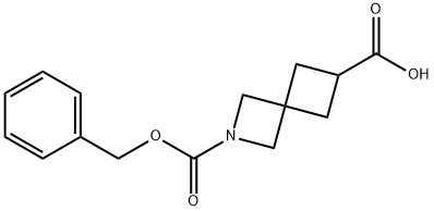 2-Azaspiro[3.3]heptane-2,6-dicarboxylic acid, 2-(phenylmethyl) ester Structure