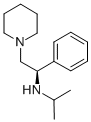 (R)-(+)-N-异丙基-1-苯基-2-(1-哌啶基)乙胺 结构式