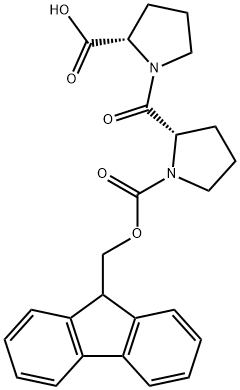 N-芴甲氧羰基-脯氨酰-脯氨酸, 129223-22-9, 结构式