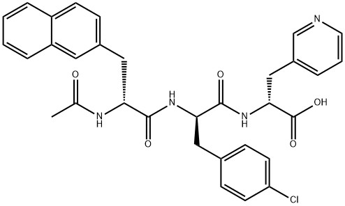 AC-D-2-NAL-D-4-CLPHE-D-3-PAL Structure