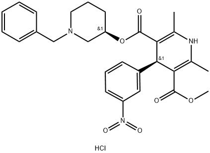 (-)-alfa-Benidipine-d5 Hydrochloride Struktur