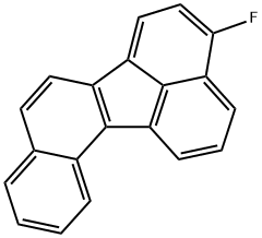 10-フルオロベンゾ[j]フルオランテン 化学構造式