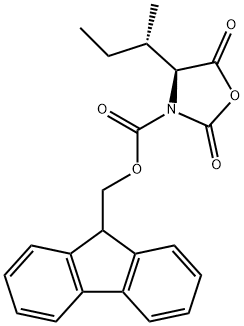 FMOC-ILE-N-CARBOXYANHYDRIDE Struktur