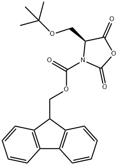 FMOC-O-TERT-BUTYL-L-SERINE N-CARBOXY ANH YDRIDE Structure