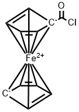 二茂铁甲酰氯, 1293-79-4, 结构式