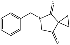5-Azaspiro[2.4]heptane-4,7-dione, 5-(phenylMethyl)- Struktur