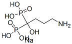 Alendronate sodium Struktur