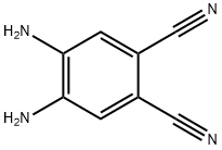 1,2-Benzenedicarbonitrile,  4,5-diamino- Structure