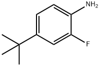 BENZENAMINE, 4-(1,1-DIMETHYLETHYL)-2-FLUORO-, 129373-04-2, 结构式