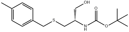 BOC-システインオール(PMEBZL) 化学構造式