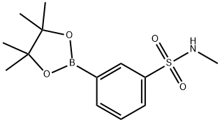 N-methyl-3-(4,4,5,5-tetramethyl-1,3,2-dioxaborolan-2-yl)benzenesulfonamide Structure