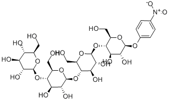 P-NITROPHENYL B-D-CELLOTETRAOSIDE Structure