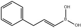 TRANS-3-フェニル-1-プロペン-1-イルボロン酸 化学構造式