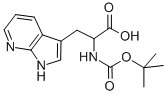 BOC-DL-7-アザトリプトファン 化学構造式