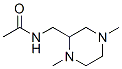 Acetamide, N-[(1,4-dimethyl-2-piperazinyl)methyl]- (9CI) Struktur