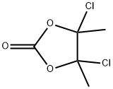 4,5-ジクロロ-4,5-ジメチル-1,3-ジオキソラン-2-オン 化学構造式