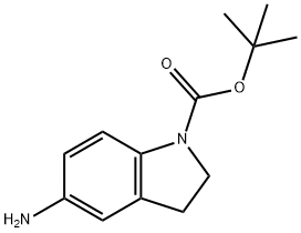 1-BOC-5-AMINO-2,3-DIHYDRO-INDOLE Structure