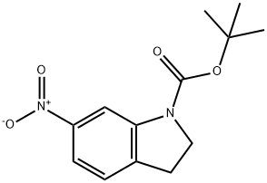 1H-INDOLE-1-CARBOXYLIC ACID,2,3-DIHYDRO-6-NITRO-,1,1-DIMETHYLETHYL ESTER|6-硝基二氢吲哚-1-甲酸叔丁酯