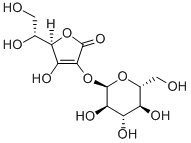 2-O-(α-D-グルコピラノシル)-L-アスコルビン酸 化学構造式