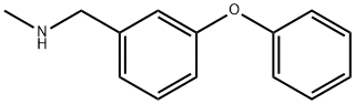 N-甲基-3-苯氧基苄胺 结构式