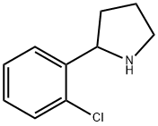 2-(2-氯苯基)吡咯烷, 129540-21-2, 结构式