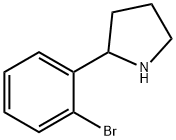 2-(2-溴苯基)-吡咯烷, 129540-24-5, 结构式