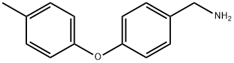 4-(4-methylphenoxy)-Benzenemethanamine Structure