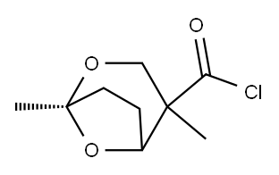 2,8-Dioxabicyclo[3.2.1]octane-4-carbonyl chloride, 1,4-dimethyl-, (1R-exo)- (9CI)|
