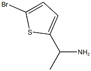 1-(5-ブロモチエン-2-イル)エタンアミン 化学構造式