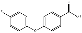 4-(4-フルオロフェノキシ)安息香酸 化学構造式