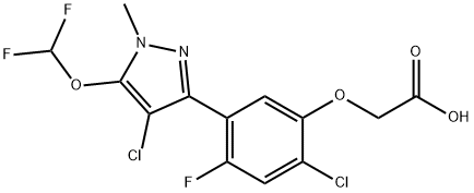 霸草灵单水合物(自由酸),129630-17-7,结构式