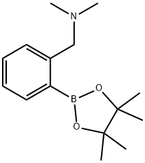 2-(N,N-ジメチルアミノメチル)フェニルボロン酸ピナコールエステル 化学構造式