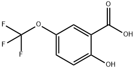 2-HYDROXY-5-(TRIFLUOROMETHOXY)BENZOIC ACID Struktur