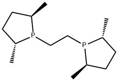 (+)-1,2-双((2R,5R)-2,5-二乙磷酰亚基)苯, 129648-07-3, 结构式