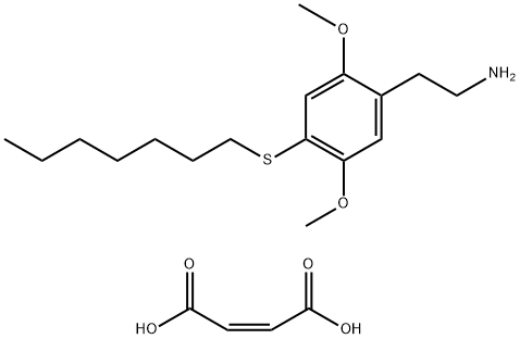 Benzeneethanamine, 2,5-dimethoxy-4-(heptylthio)-, (Z)-2-butenedioate ( 1:1)|