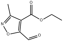 Ethyl 5-formyl-3-methylisoxazole-4-carboxylate Struktur
