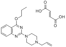 2-(4-(2-Propenyl)-1-piperazinyl)-4-propoxyquinazoline (E)-2-butenedioa te (1:1) Structure