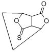 1,4-Ethano-1H,3H-furo(3,4-c)furan-3-one, tetrahydro-6-thioxo- Structure