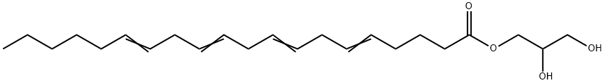 甘油花生四烯酸酯, 129691-05-0, 结构式