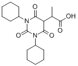 129750-87-4 Hexahydro-1,3-dicyclohexyl-alpha-methyl-2,4,6-trioxo-5-pyrimidineaceti c acid