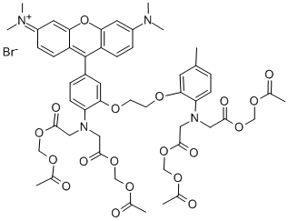 RHOD-2, AM Struktur