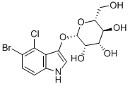 5-BROMO-4-CHLORO-3-INDOXYL-BETA-D-MANNOPYRANOSIDE Structure