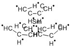 トリス(シクロペンタジエニル)サマリウム 化学構造式