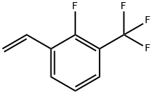 2-Fluoro-3-vinylbenzotrifluoride, 1-Ethenyl-2-fluoro-3-(trifluoromethyl)benzene Struktur